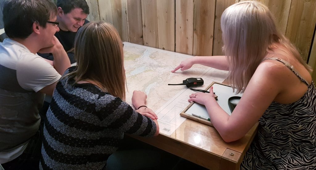 Clues on the map - Mountain Mayhem by Kong Escape Room, Keswick escape room review by BeckyBecky Blogs