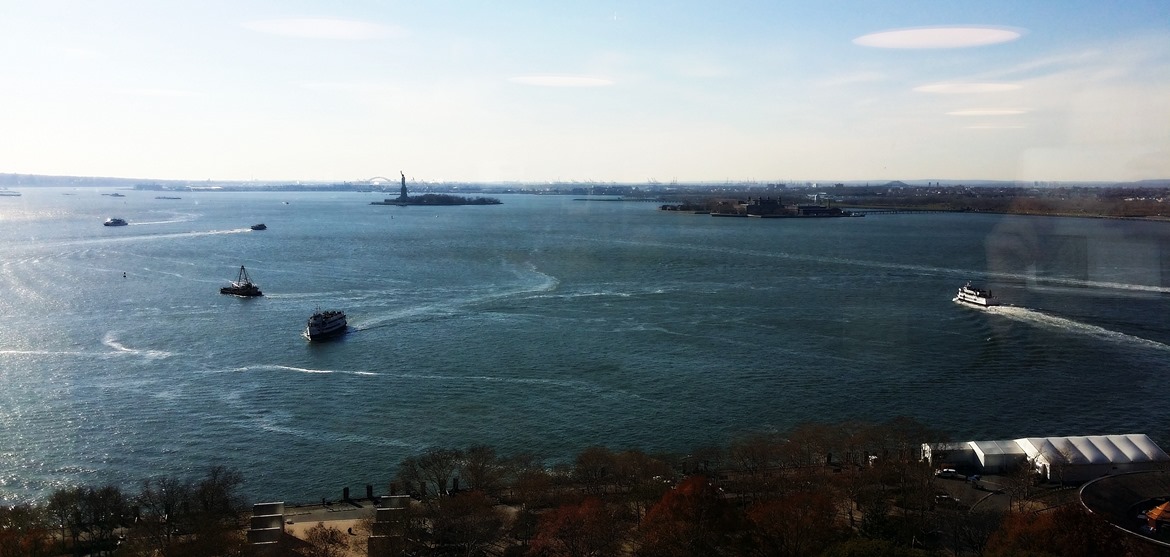 View across to the Statue of Liberty - New York New York, travel blog by BeckyBecky Blogs
