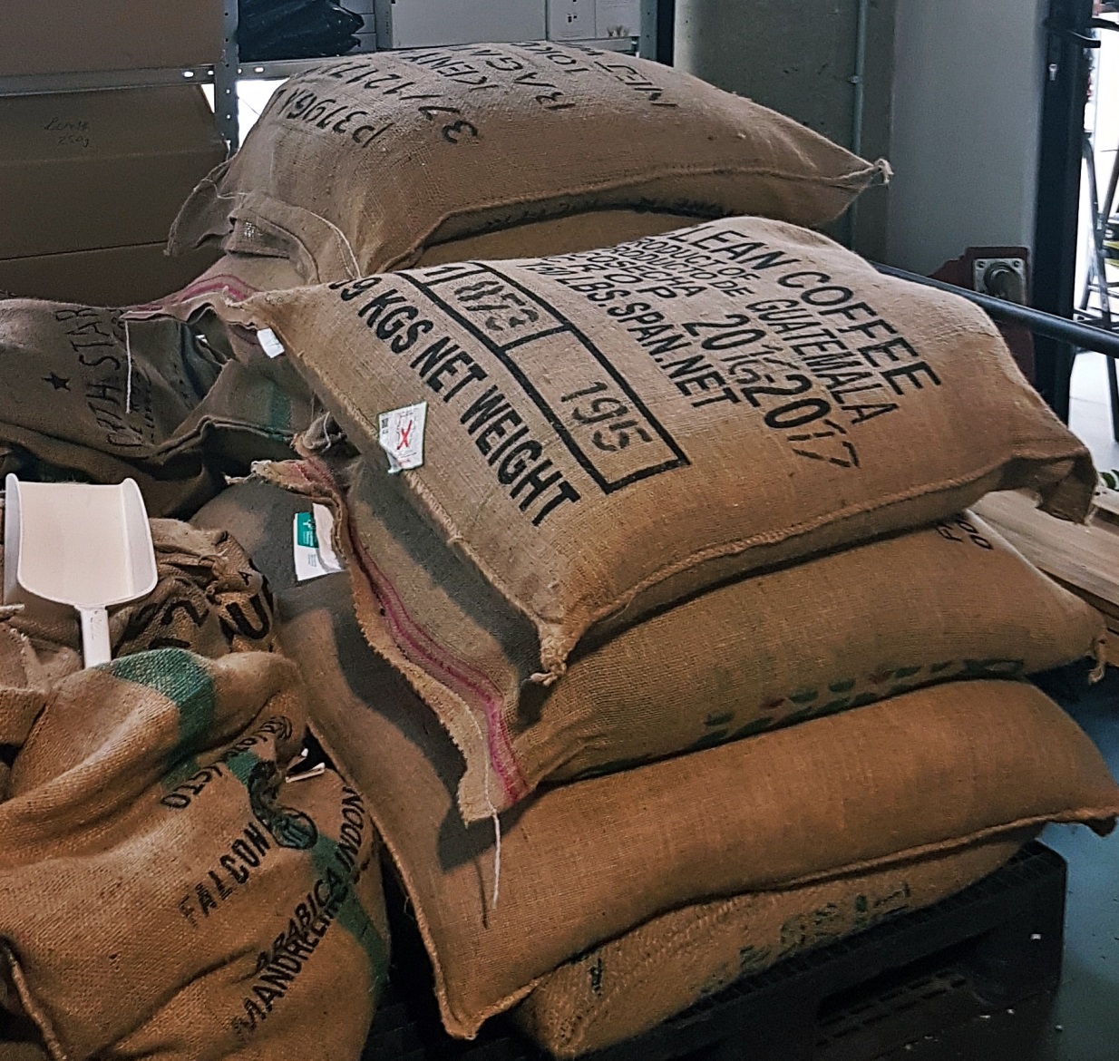 Bags of coffee beans - Review of North Star Coffee Shop by BeckyBecky Blogs