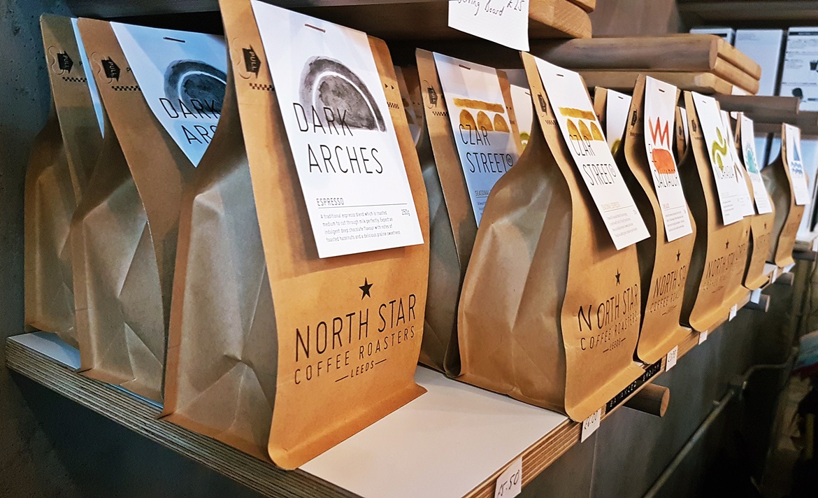 Freshly ground coffee at North Star General Store - Review of North Star Coffee Shop by BeckyBecky Blogs