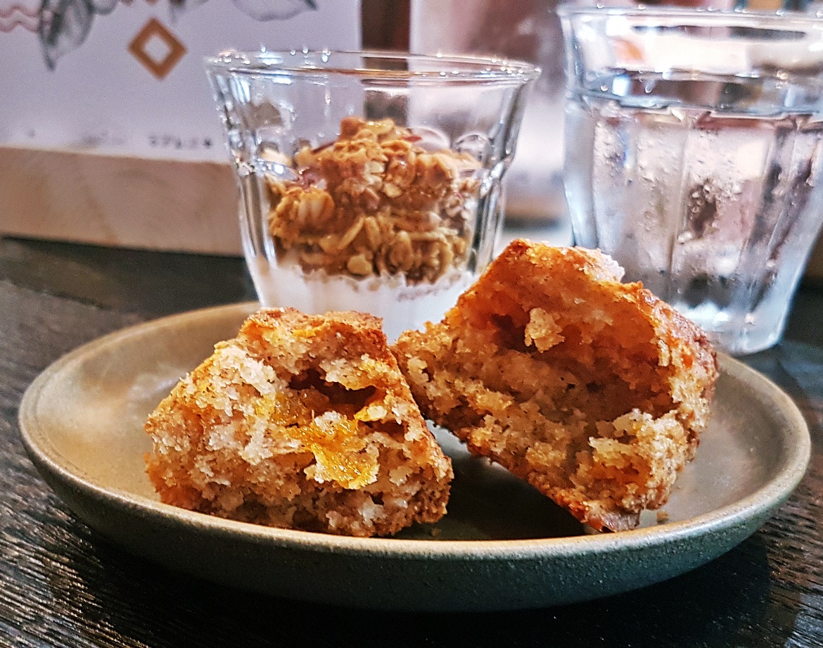 Cheese scone and granola pot - Review of North Star Coffee Shop by BeckyBecky Blogs