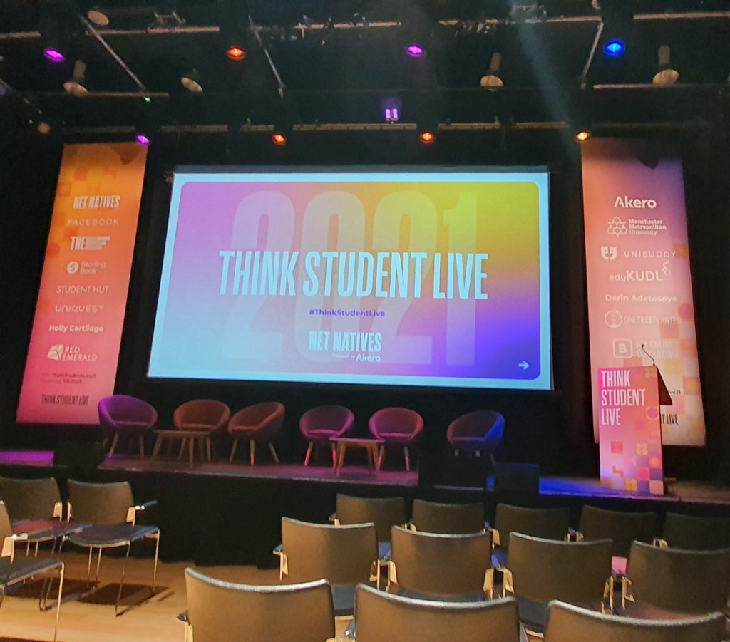 The stage at Think Student Live
