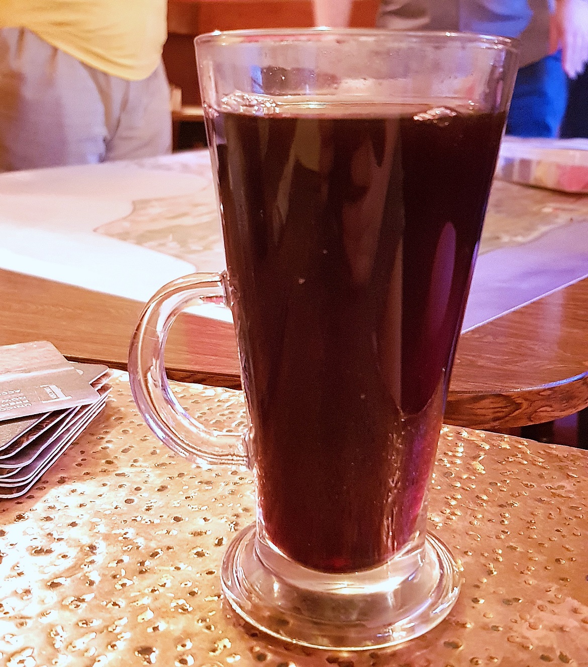 Mulled wine at Briton's Protection in Manchester - November Monthly Recap by BeckyBecky Blogs