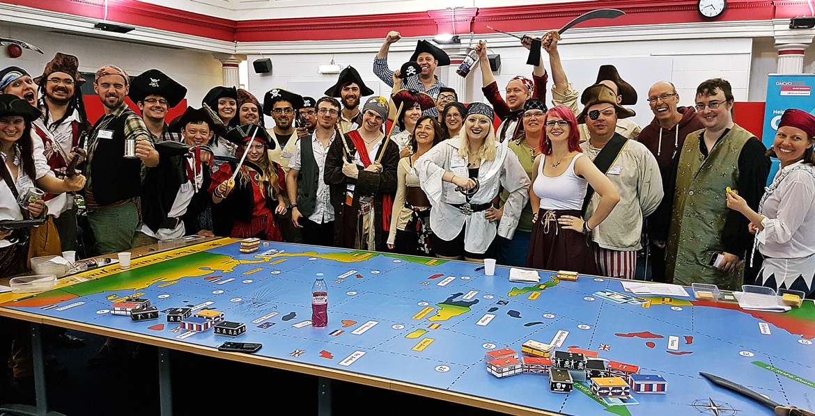 The Pirate team - The Pirate Republic Megagame After Action Report by BeckyBecky Blogs