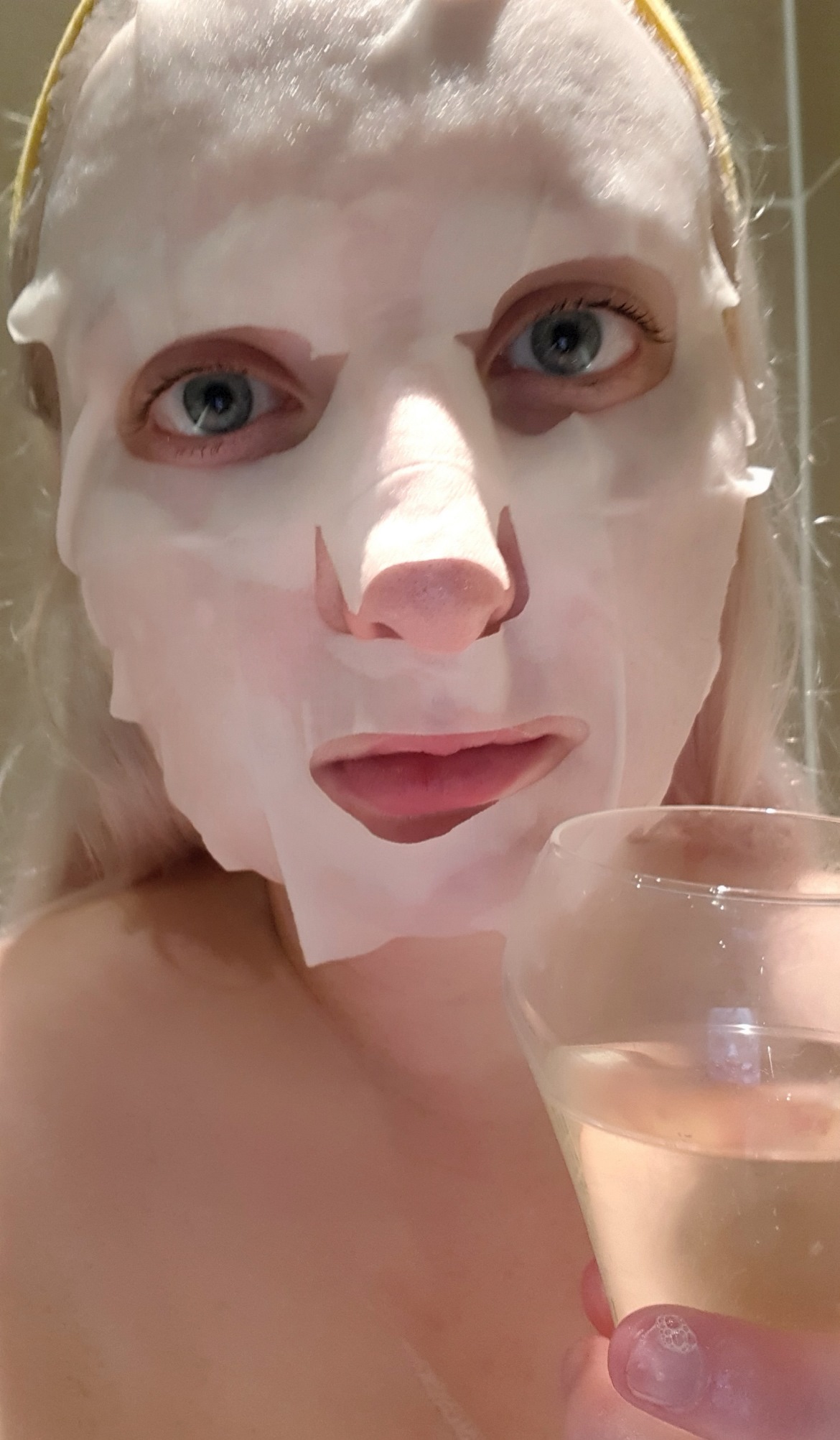 Face mask - My "Perfect" Night In with Sanctuary Bathrooms by BeckyBecky Blogs