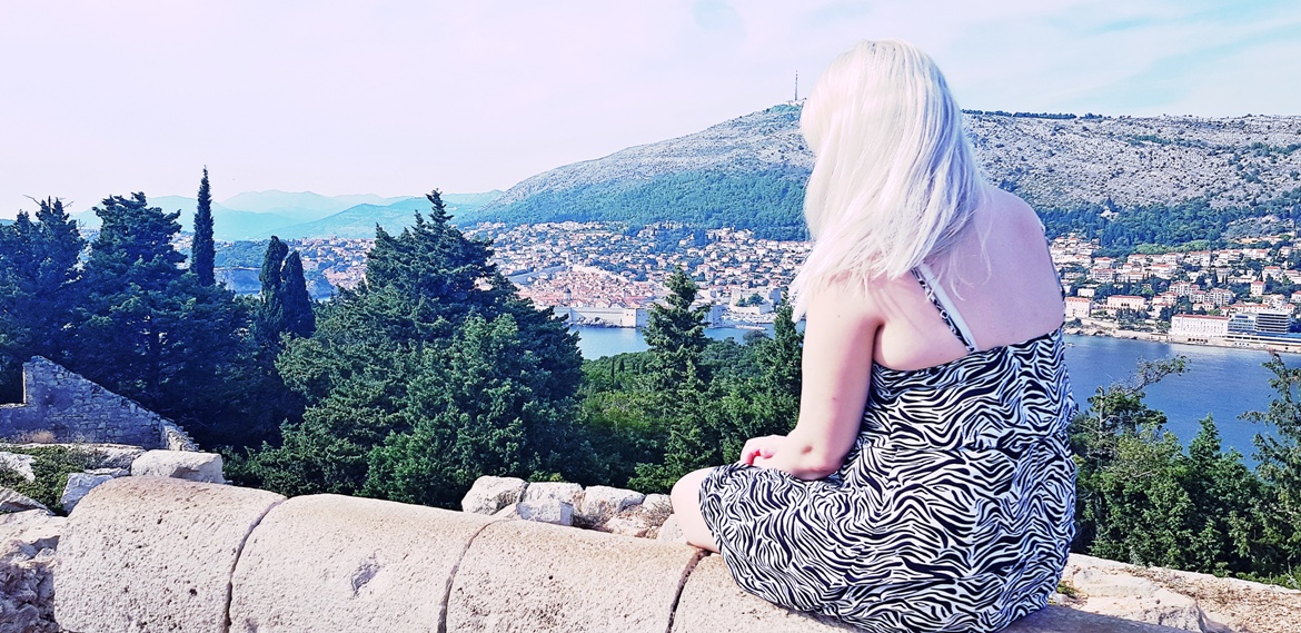 Looking at Dubrovnik from Lokrum Island in Croatia - September 2018 Monthly Recap by BeckyBecky Blogs