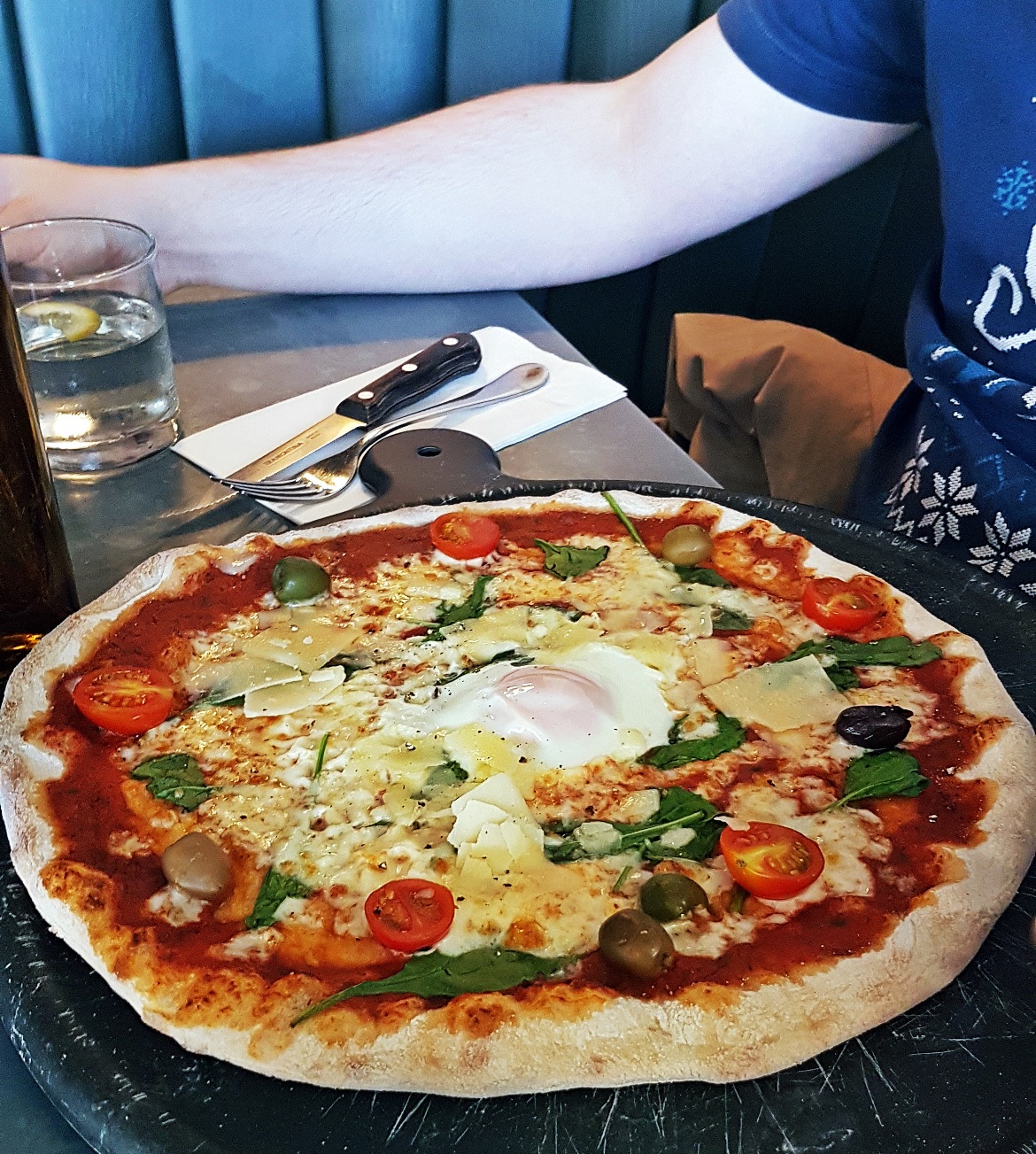 A massive pizza at Wildwood in Ilkley - September Monthly Recap by BeckyBecky Blogs