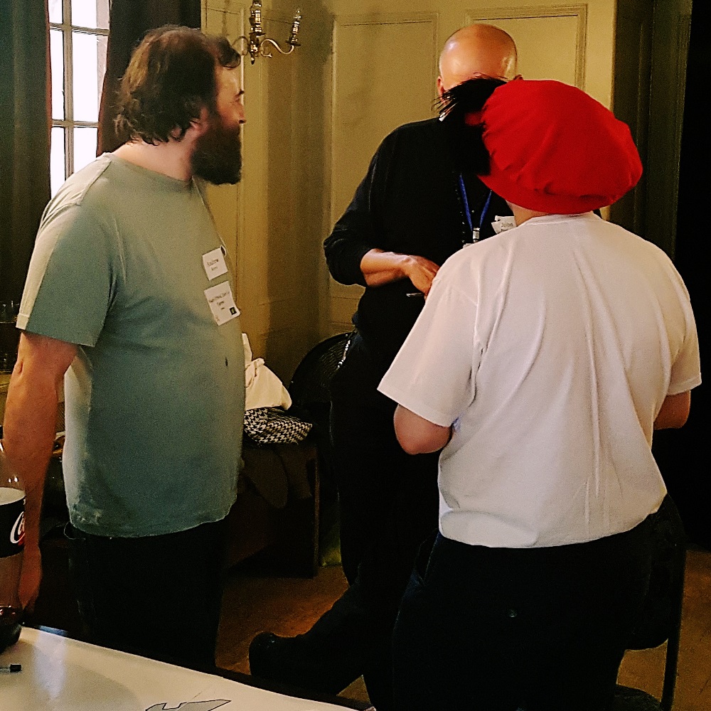 Negotiations between the English and Irish at the Spanish Road megagame