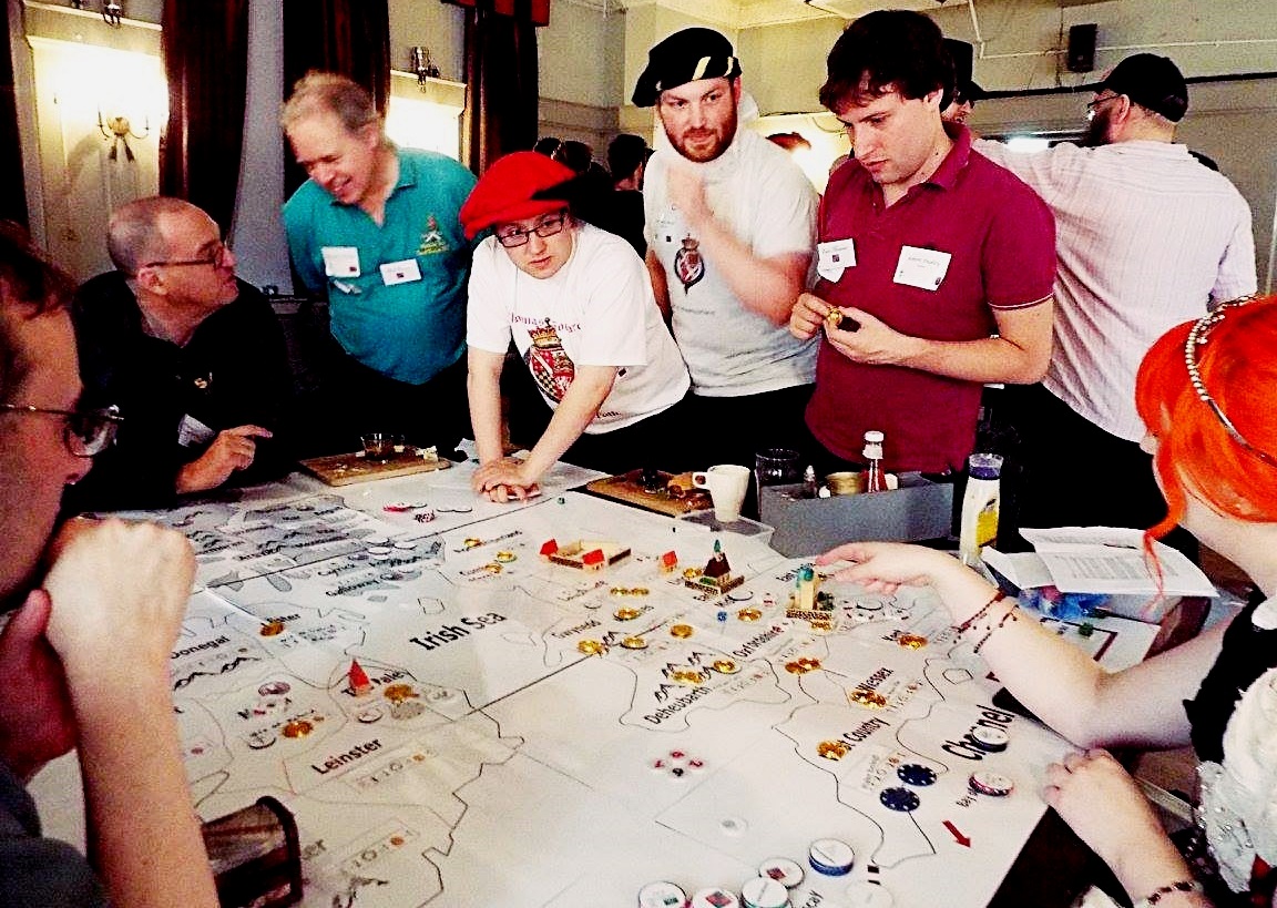 The English team at the Spanish Road megagame