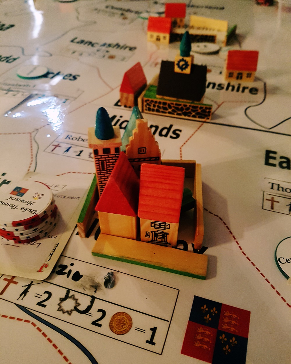 Queen Elizabeth's house in the Spanish Road megagame