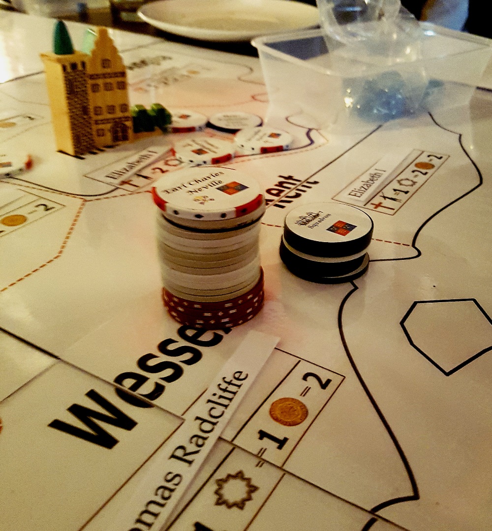 Neville's rebellion at the Spanish Road megagame