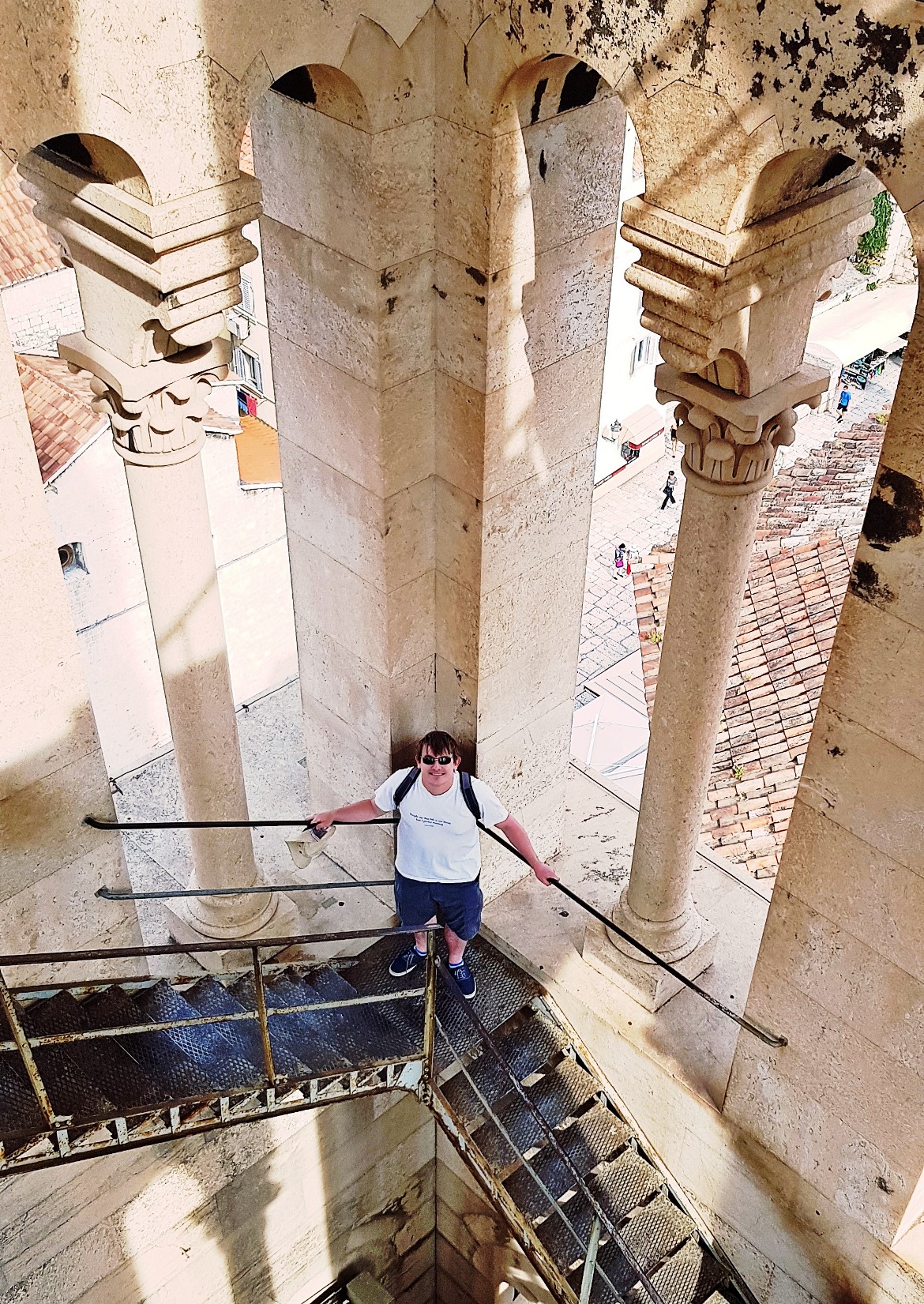 Halfway up the Bell Tower in Split - Croatia in Photographs by BeckyBecky Blogs