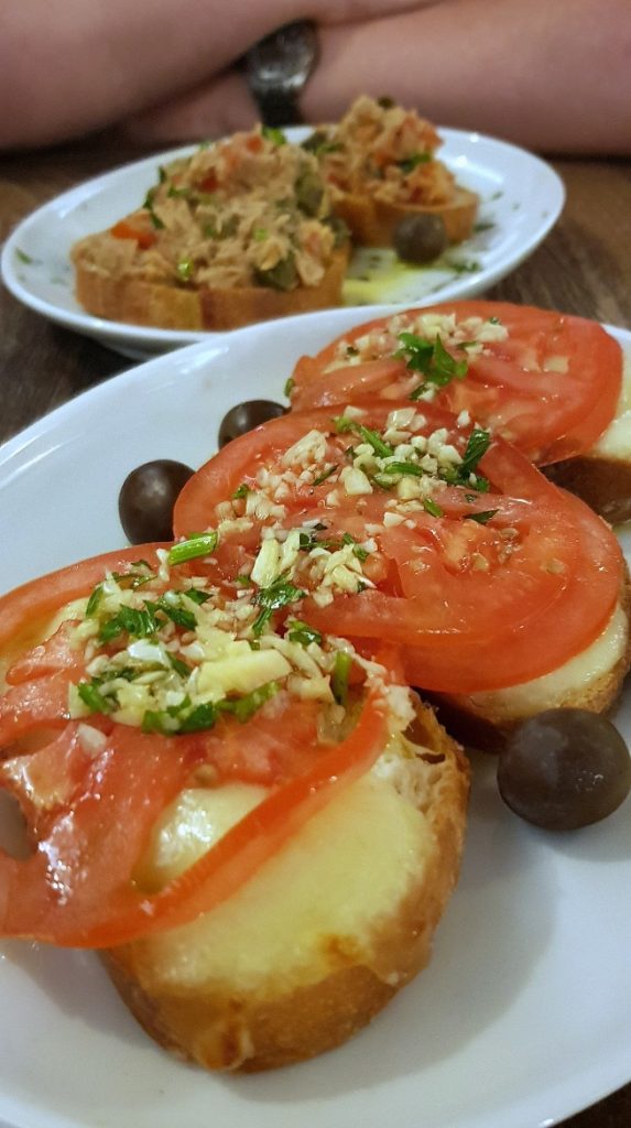 Bruschetta at Galija - Eating Split, Croatia Travel blog by BeckyBecky Blogs