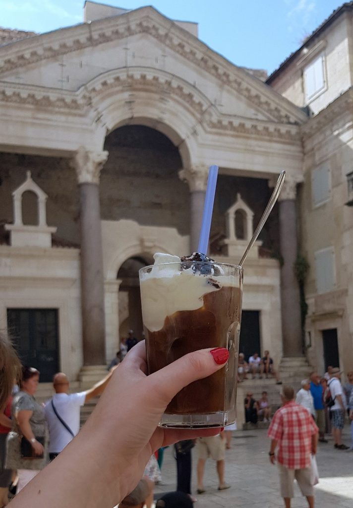 Iced coffee at Lvxor - Eating Split, Croatia Travel blog by BeckyBecky Blogs