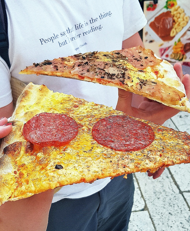 Pizza - Eating Split, Croatia Travel blog by BeckyBecky Blogs