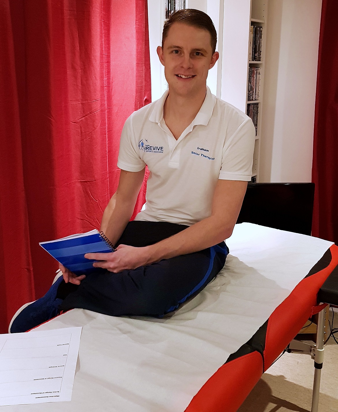 Graham Marr, managing director and senior therapist - Deep Tissue Massage with Revive Sports Massage in Leeds by BeckyBecky Blogs