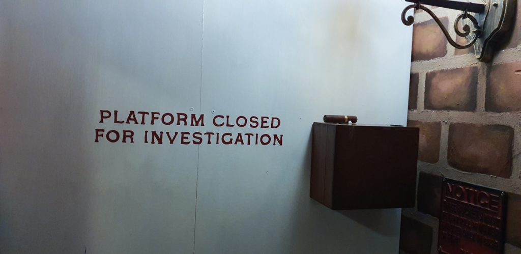 Platform closed - Station X escape room by TimeTrap Reading, review by BeckyBecky Blogs