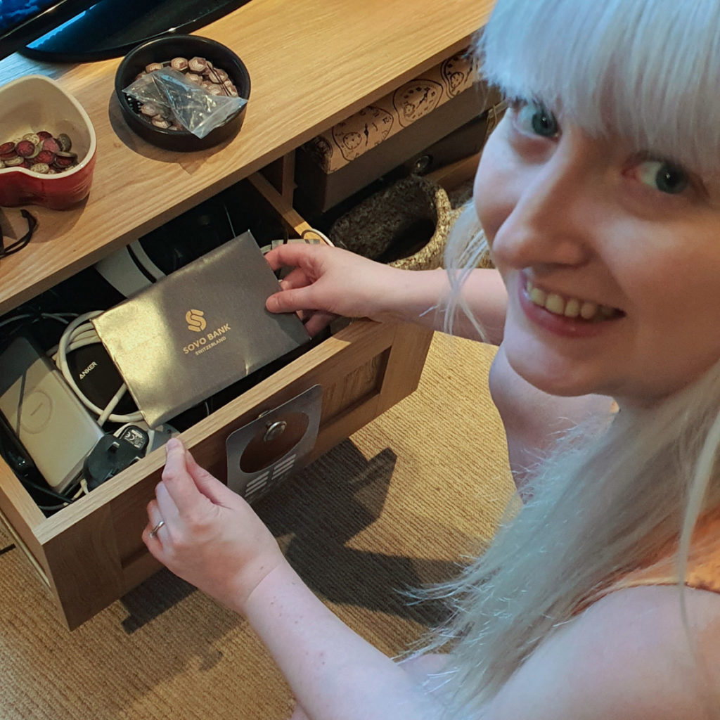 Opening the vault - Trapped Escape Room Box, review by BeckyBecky Blogs