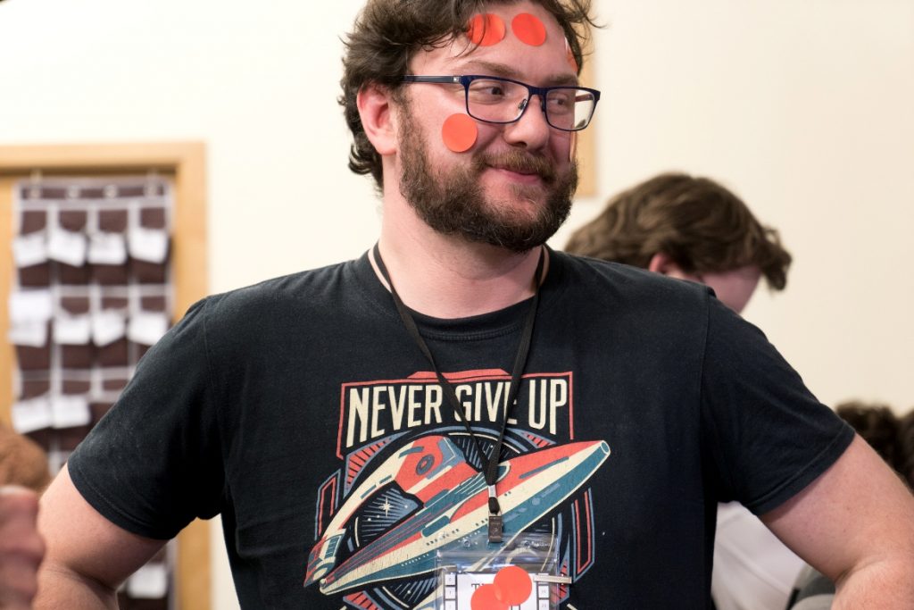 Very injured Harvey Kinkle - Trope High Megagame in Photos by BeckyBecky Blogs