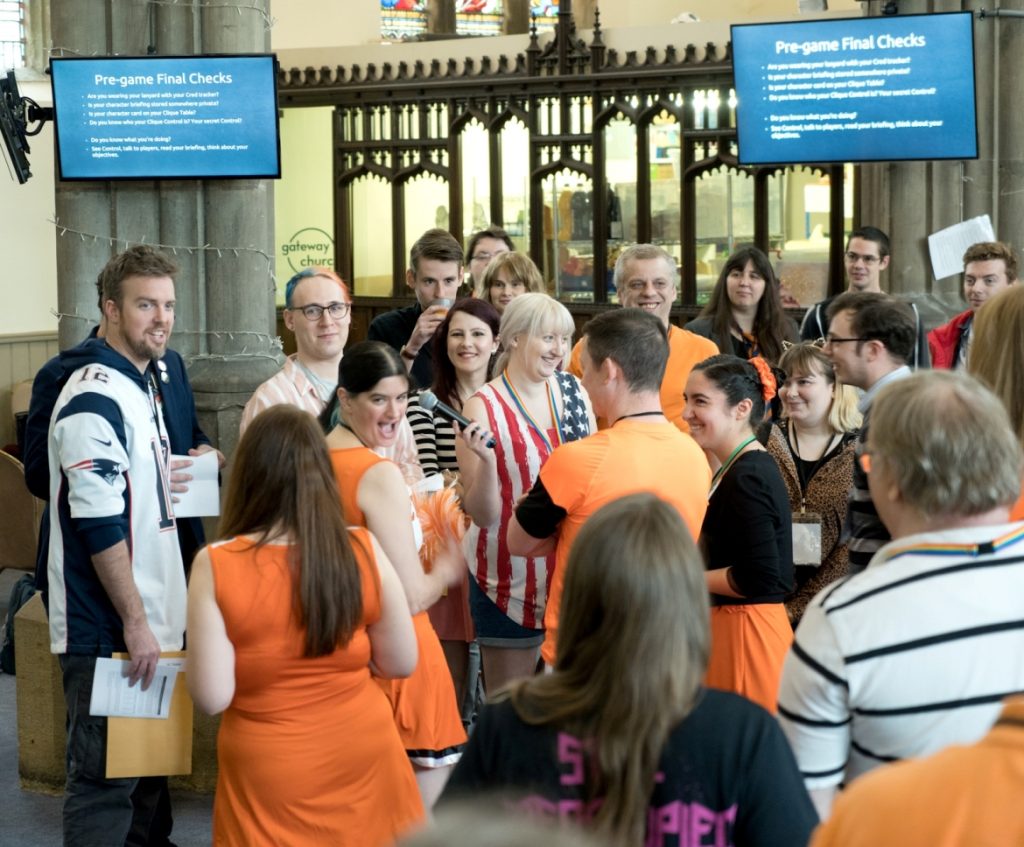 Roll call - Trope High Megagame in Photos by BeckyBecky Blogs