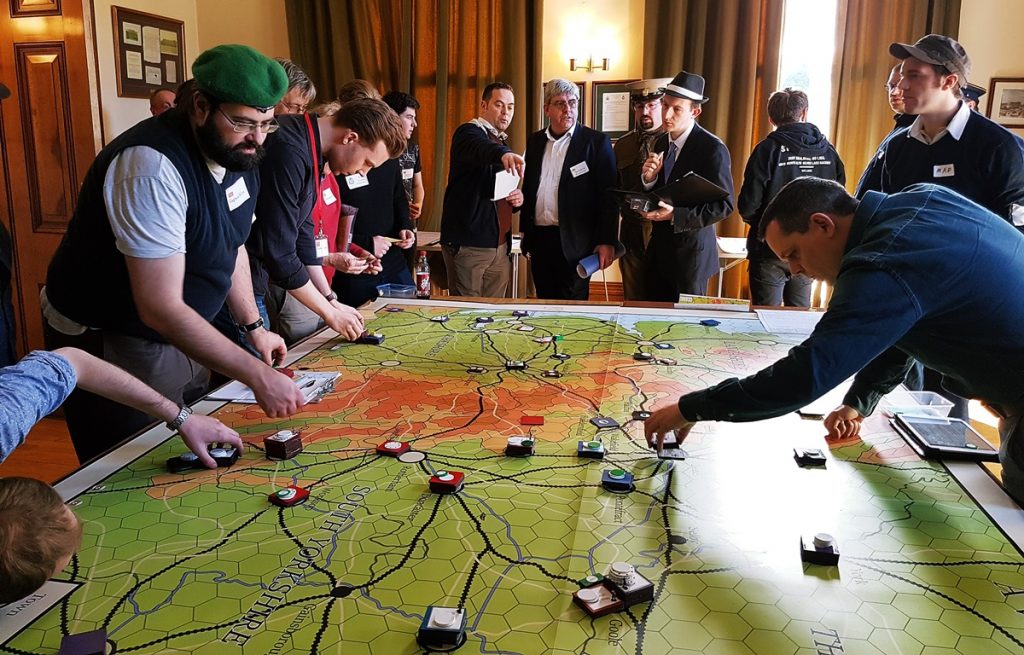 The Map Room during A Very British Civil War Megagame: After Action Report by BeckyBecky Blogs