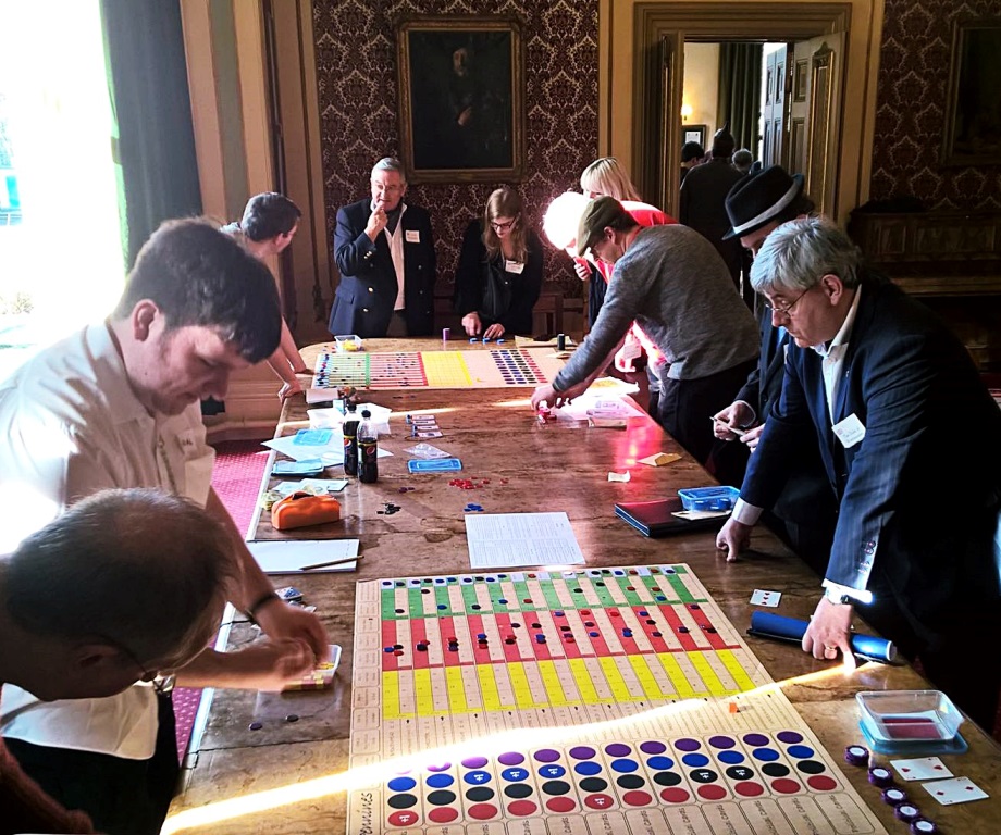The Political Room during A Very British Civil War Megagame: After Action Report by BeckyBecky Blogs