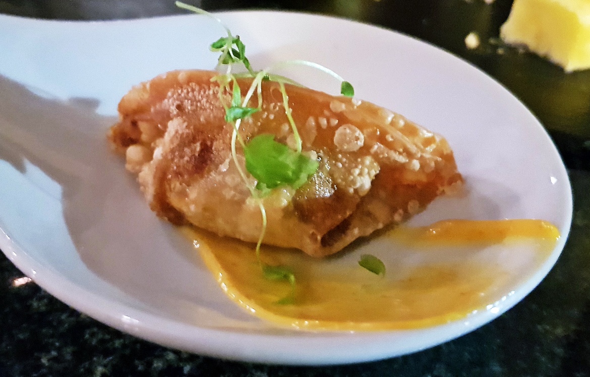 Tuna gyoza amuse - Vice and Virtue Leeds Restaurant Review by BeckyBecky Blogs