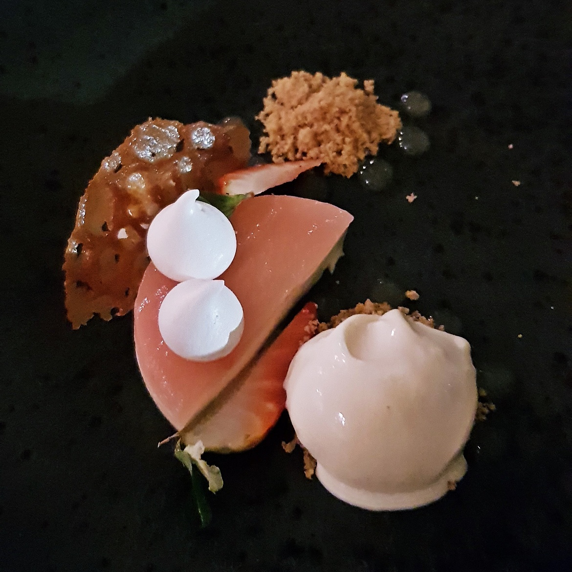 Rhubarb dessert - Vice and Virtue Leeds Restaurant Review by BeckyBecky Blogs