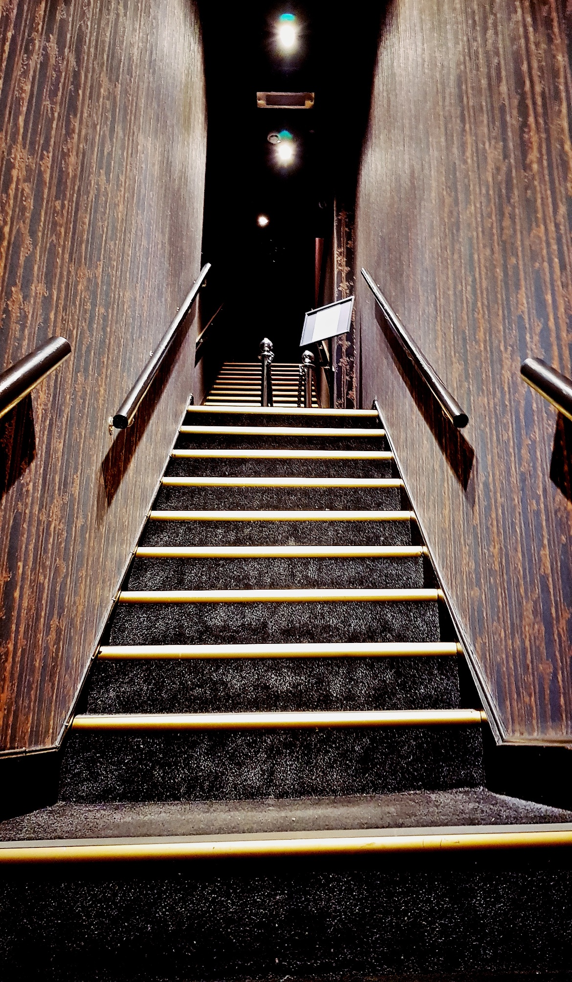 Stairs up to the restaurant and bar - Vice and Virtue Leeds Restaurant Review by BeckyBecky Blogs