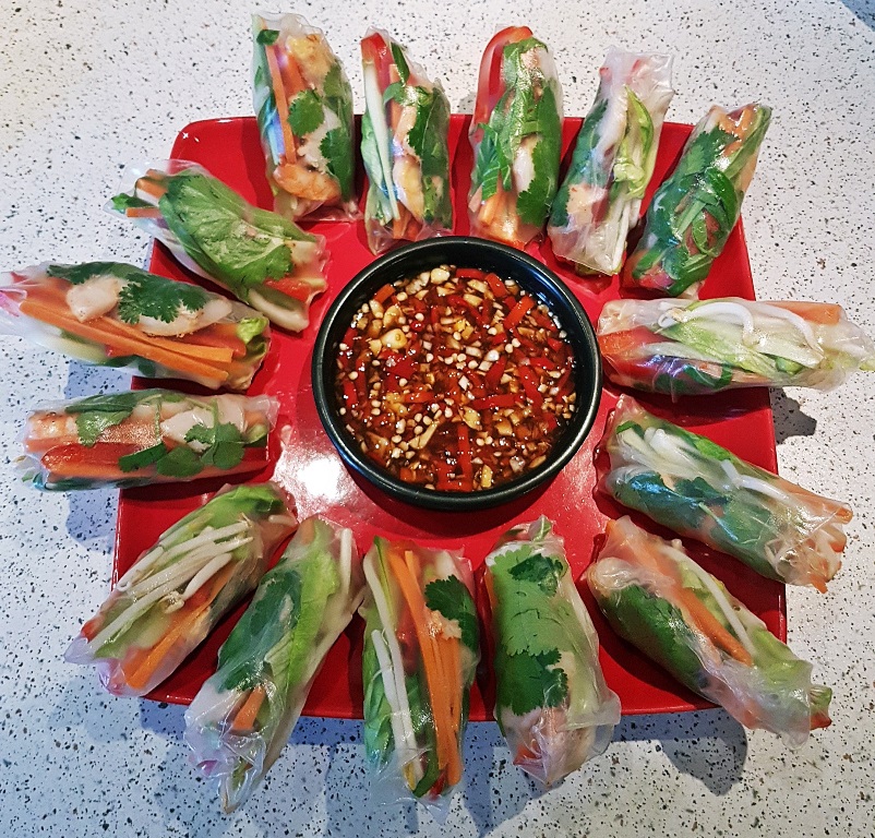 Vietnamese Summer Rolls - Recipe by BeckyBecky Blogs