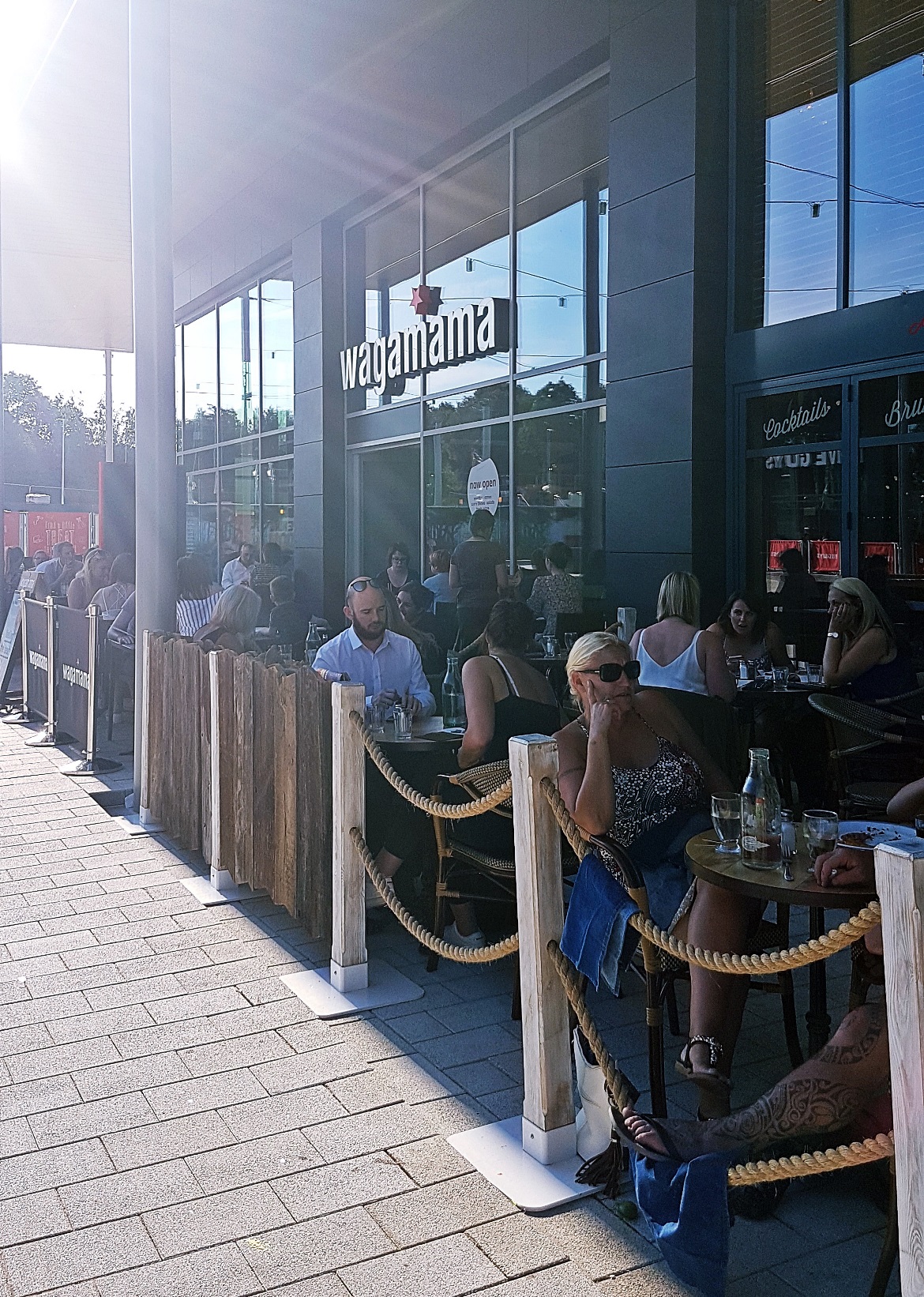 The exterior of Wagamama in the Village at White Rose Leeds - Wagamama Menu Pairing, Review by BeckyBecky Blogs