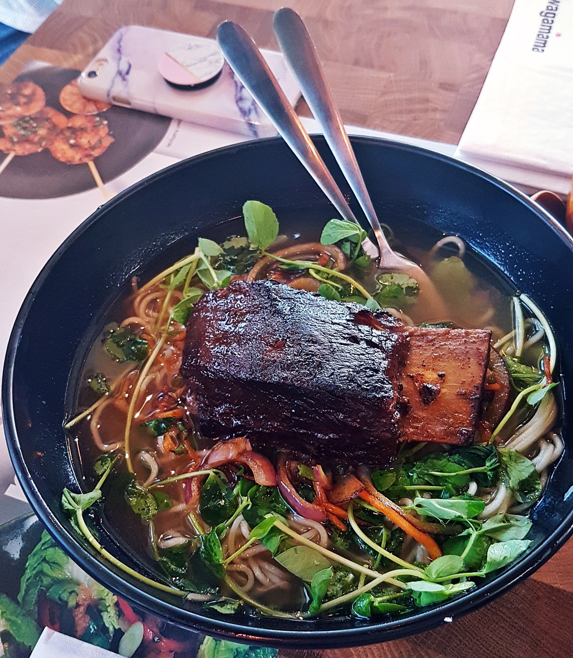 Short rib ramen - Wagamama Menu Pairing, Review by BeckyBecky Blogs