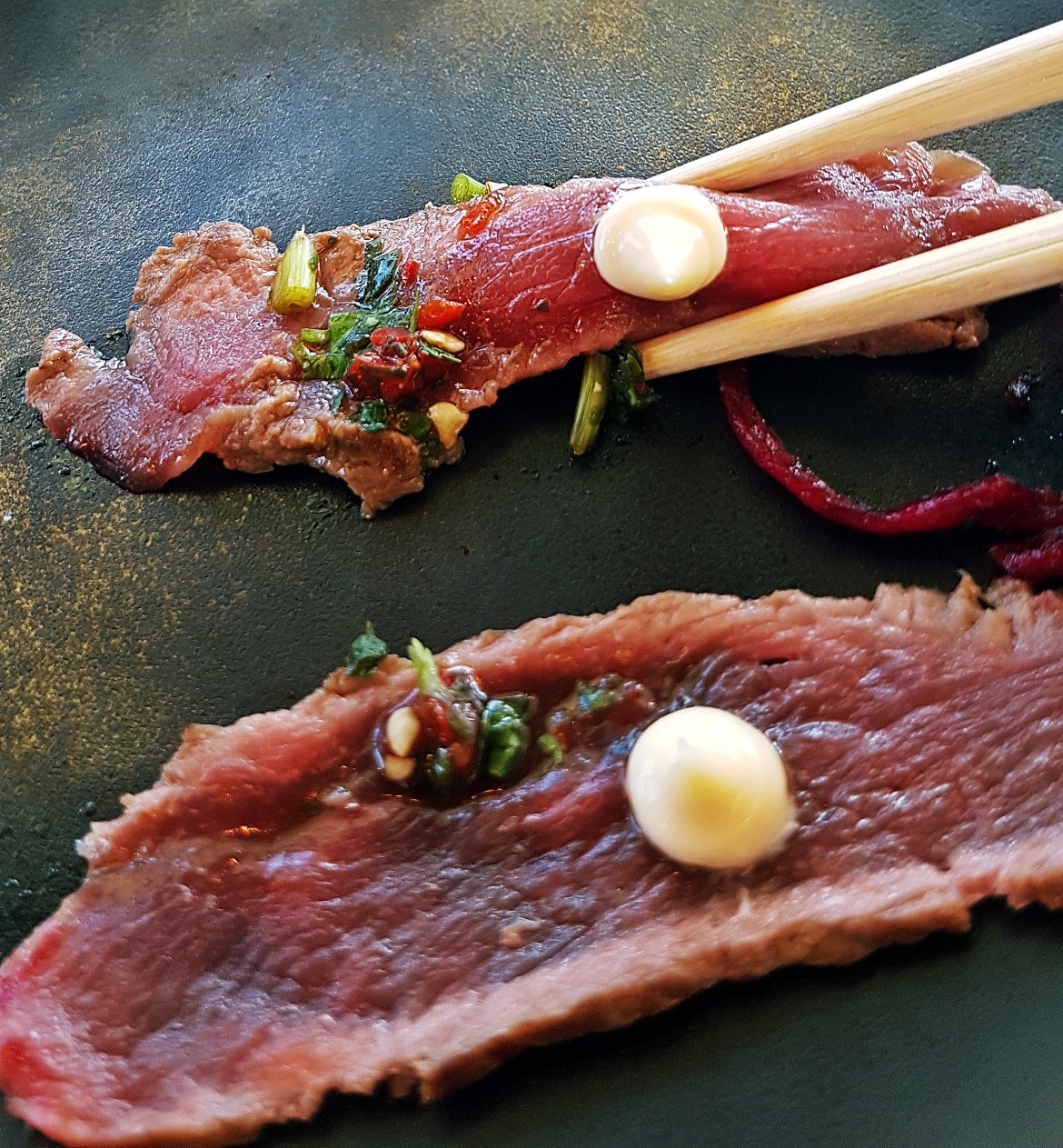 Beef tataki - Wagamama Menu Pairing, Review by BeckyBecky Blogs
