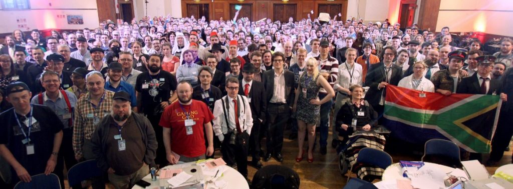 Group photo - From the Achives, Watch The Skies 2 Megagame Report by BeckyBecky Blogs