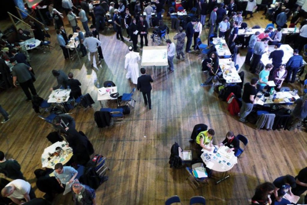 View from above - From the Achives, Watch The Skies 2 Megagame Report by BeckyBecky Blogs