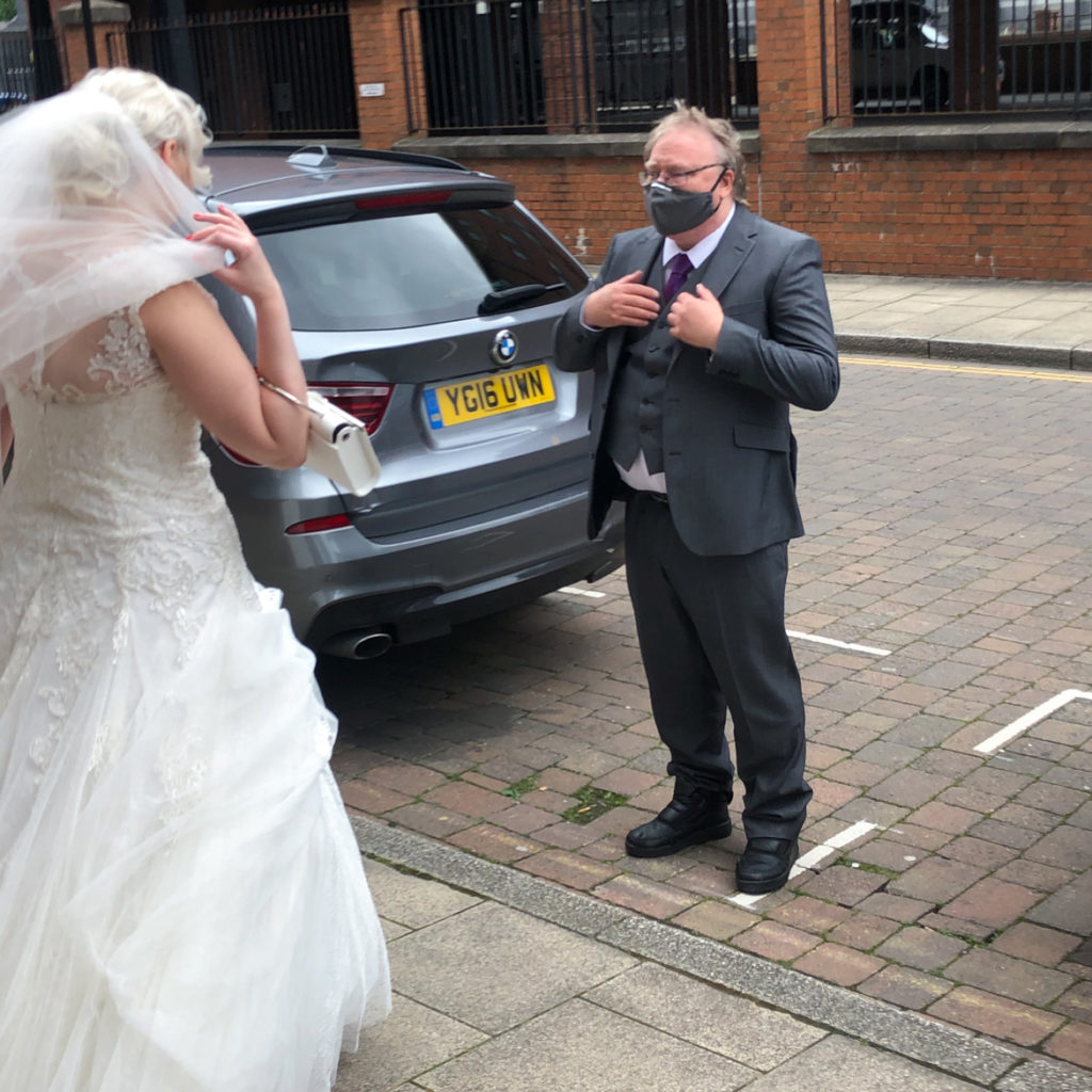 First look with my dad - Achievement Unlocked: Married by BeckyBecky Blogs