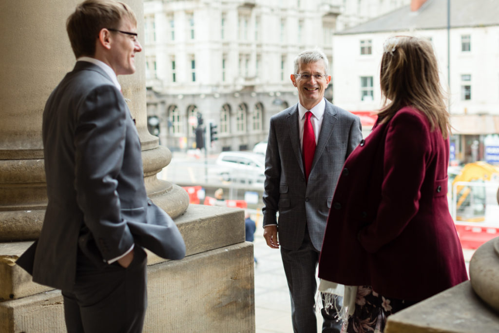 Tim, his dad and his sister - Achievement Unlocked: Married by BeckyBecky Blogs