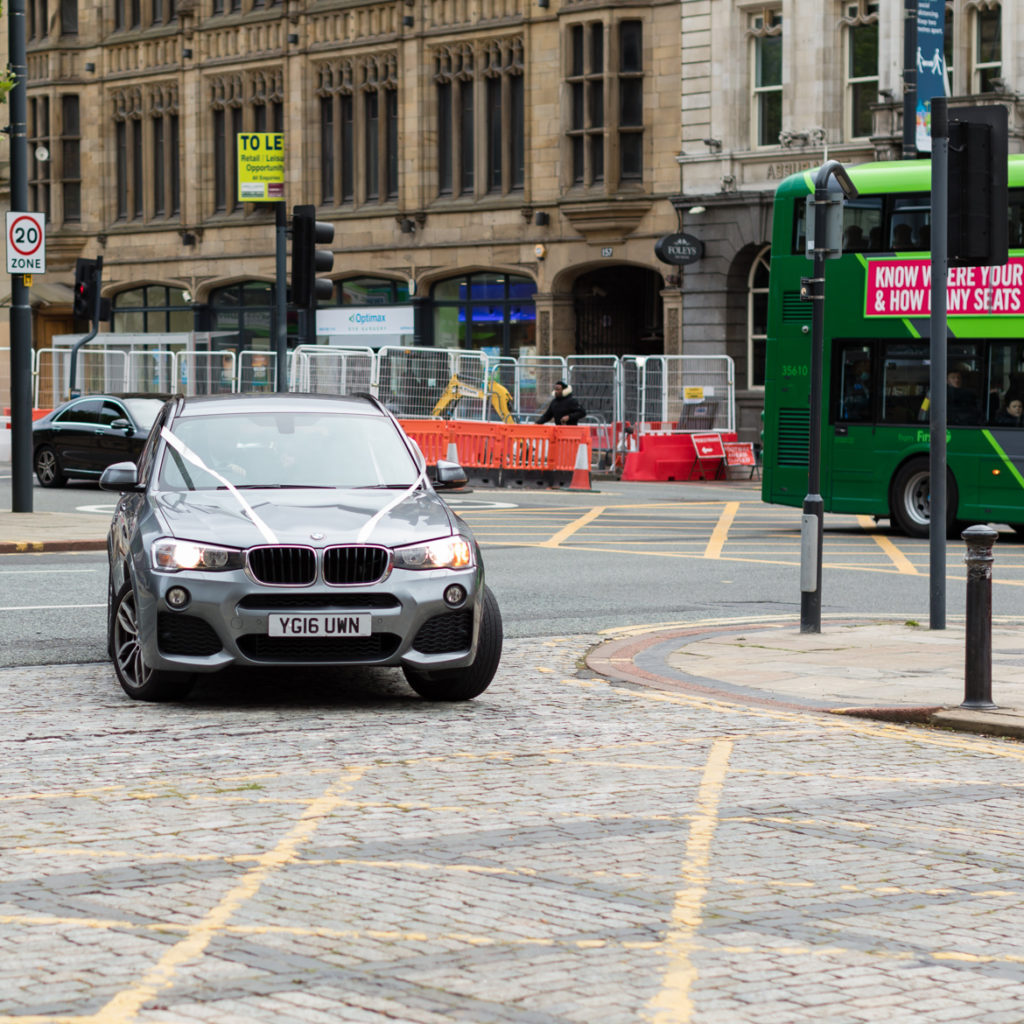 Arriving at Leeds Town Hall - Achievement Unlocked: Married by BeckyBecky Blogs