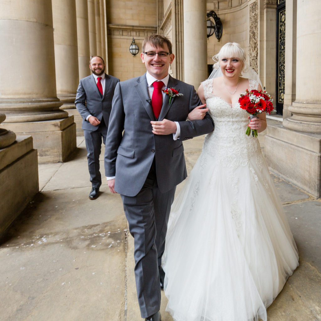 Heading in for our ceremony - Achievement Unlocked: Married by BeckyBecky Blogs