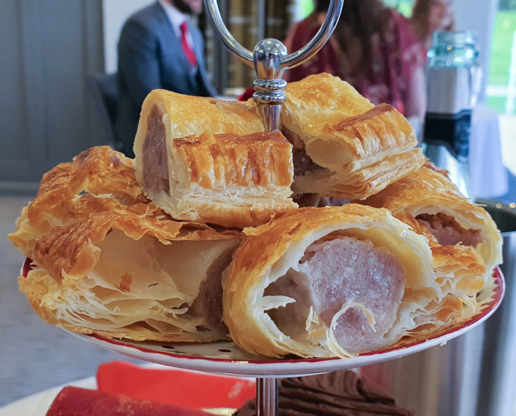 Sausage rolls at Otley Golf Club - Achievement Unlocked: Married by BeckyBecky Blogs