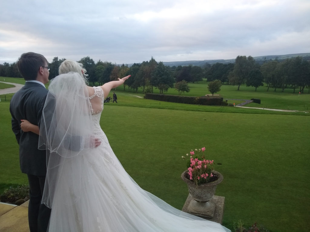 Looking over Otley Golf Club - Achievement Unlocked: Married by BeckyBecky Blogs