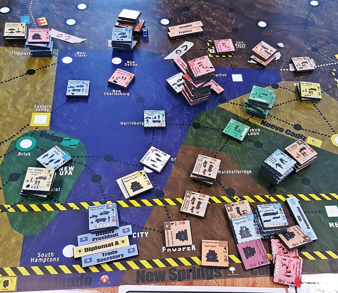 War elsewhere - A World Divided megagame after action report by BeckyBecky Blogs