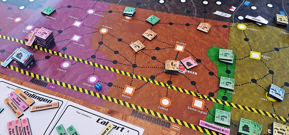 Quiet in Macmahon - A World Divided megagame after action report by BeckyBecky Blogs