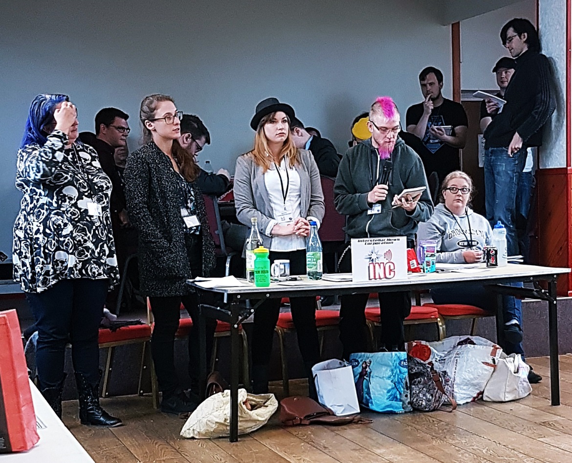 The Press team - A World Divided megagame after action report by BeckyBecky Blogs